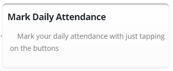 Mark Daily Attendance